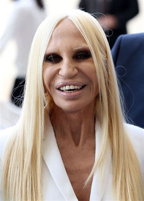 donatella versace wiki|donatella versace before surgery.